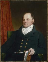 John Quincy Adams, age 49, 1816 by Charles Robert Leslie